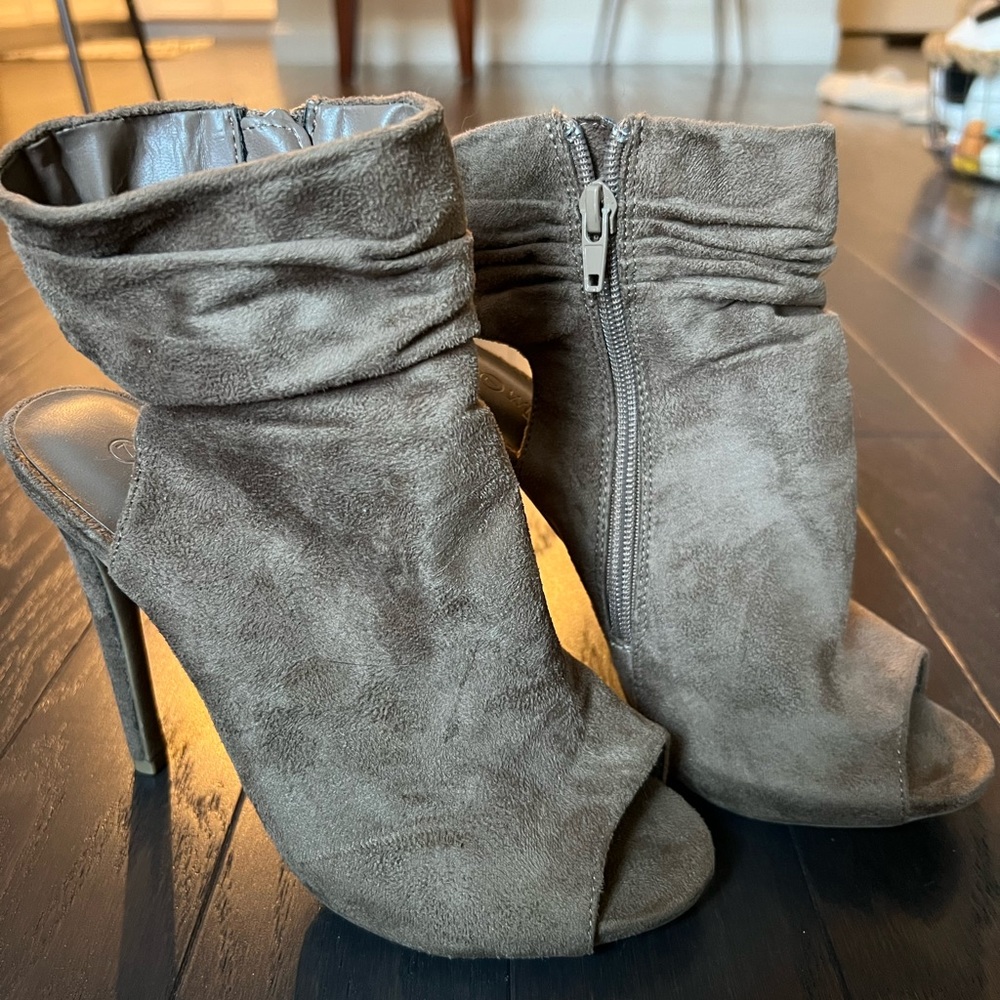 NEW Suede Ankle Boots